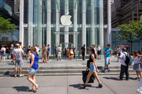Apple flagship store, 5th Ave.  NYC