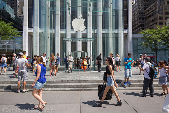 Apple flagship store, 5th Ave.  NYC