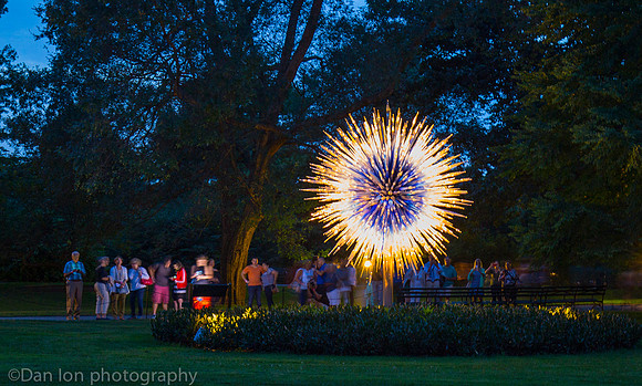 NYBG 'Dale Chihuly nights', Sapphire Star
