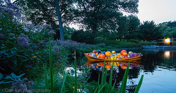 NYBG 'Dale Chihuly nights', Float Boat