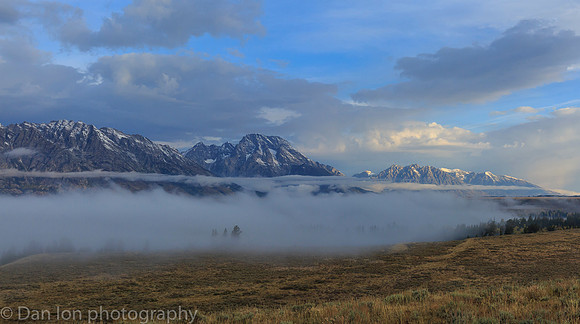 Teton Range at sunrise, Jackson Hole, Grand Teton National Park