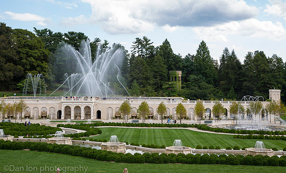 Longwood Gardens, main fountains