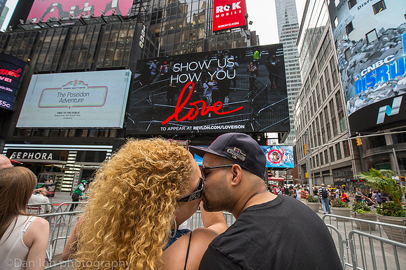 Revlon's 'Kiss Cam', Times Square