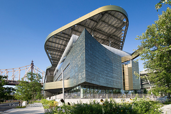 Cornell Tech campus on Roosevelt Island, NYC, Bloomberg Center