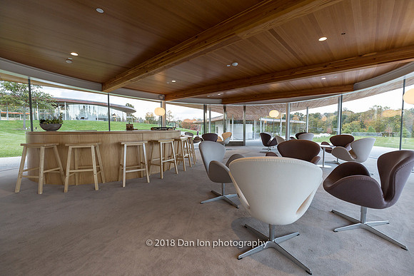 Grace Farms, the River, inside the Pavilion