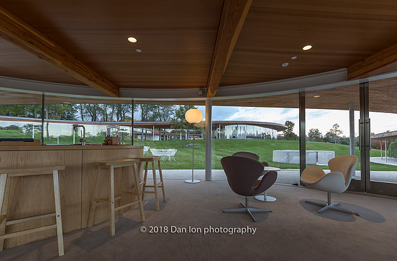 Grace Farms, the River, inside the Pavilion