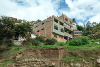 Typical unfinished building in Cuzco