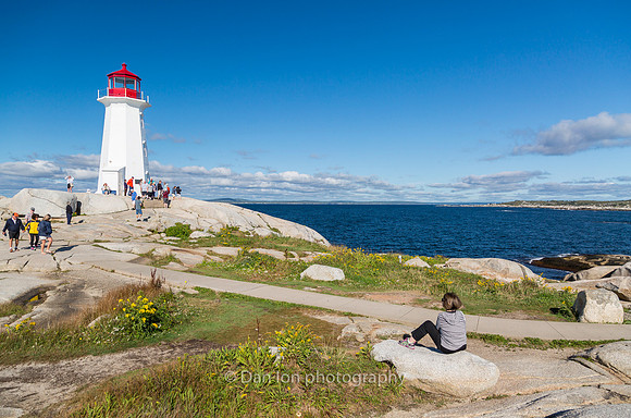 Peggys Point Lighthouse, also known as Peggys Cove Lighthouse, Nova Scotia