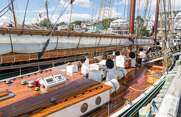 Bluenose schooner. Lunenburg Harbour, Nova Scotia