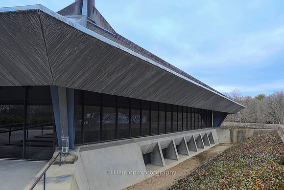 North Christian Church, Eero Saarinen architect, 1964, Dan Kiley landscape architect