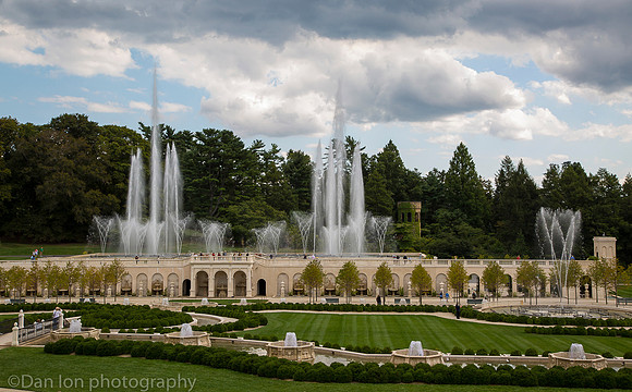 Longwood Gardens, grounds and main fountains