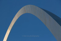 Gateway Arch. All stainless steel