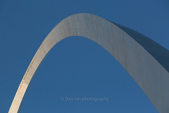 Gateway Arch. All stainless steel