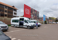 Cuzco airport, our van