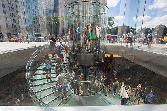 Apple flagship store, 5th Ave.  NYC