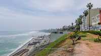 Lima, overlooking the Pacific Ocean from the cliffs