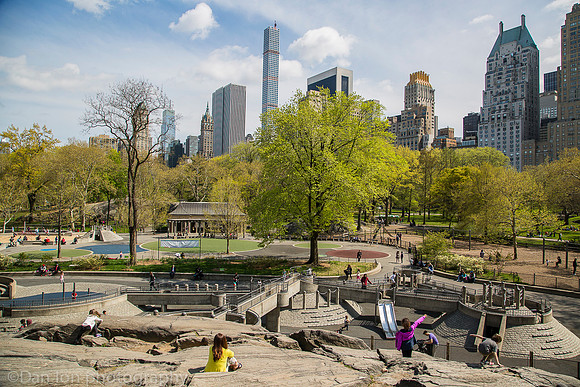 Central park, one of the many playgrounds, New York City