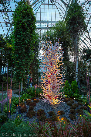 NYBG 'Dale Chihuly', White Tower with Fiori, Haupt Conservatory