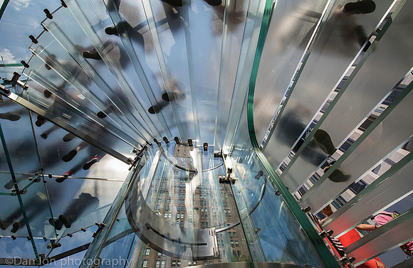 Apple flagship store, 5th Ave.  NYC. All glass entrance.